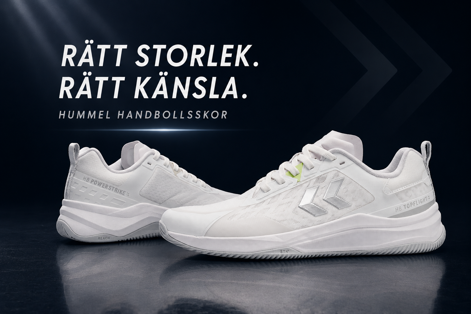 Hur sitter Hummel handbollsskor i storlek?