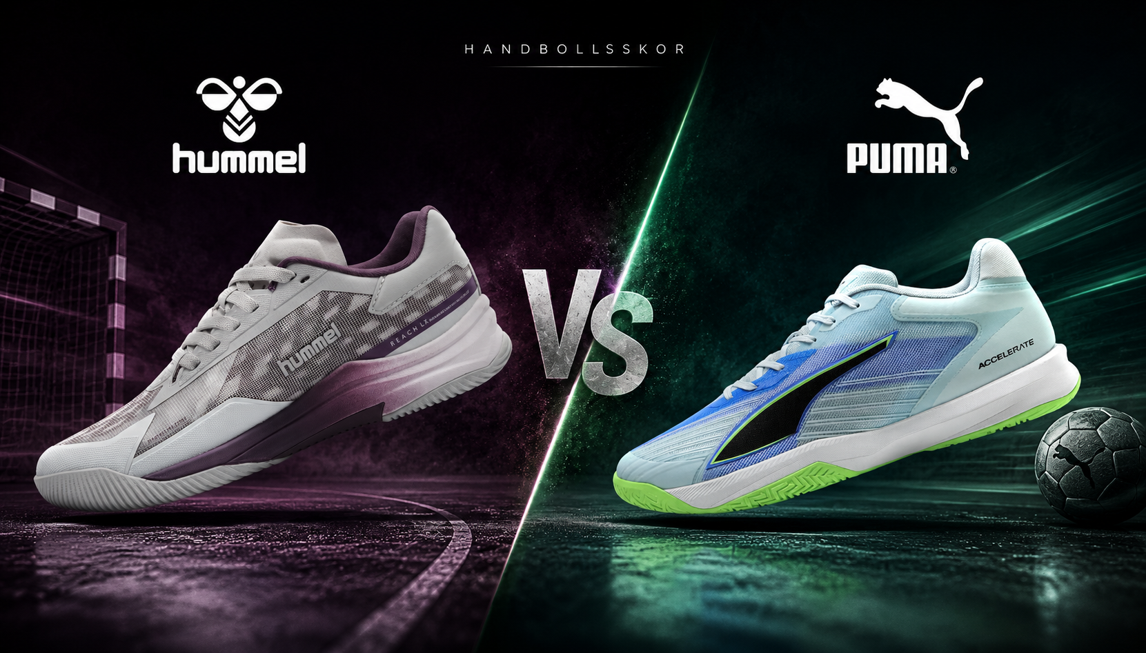 Hummel handbollsskor vs Puma handbollsskor – Jämförelse & Guide 2026