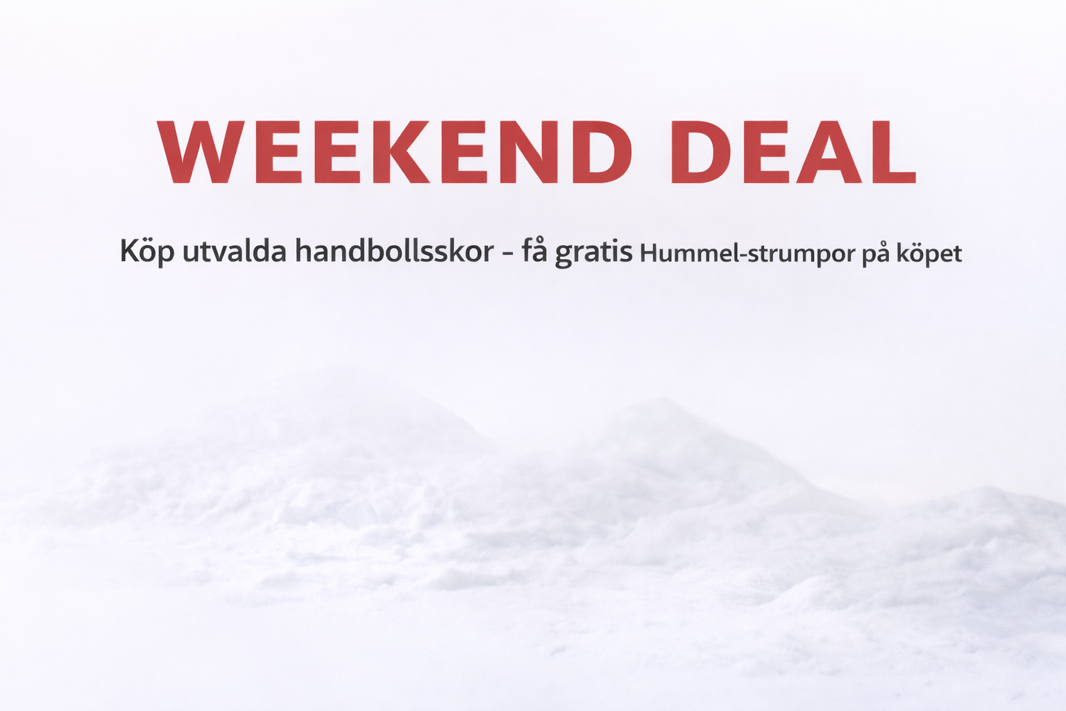 Spara upp till 50% + strumpor på köpet